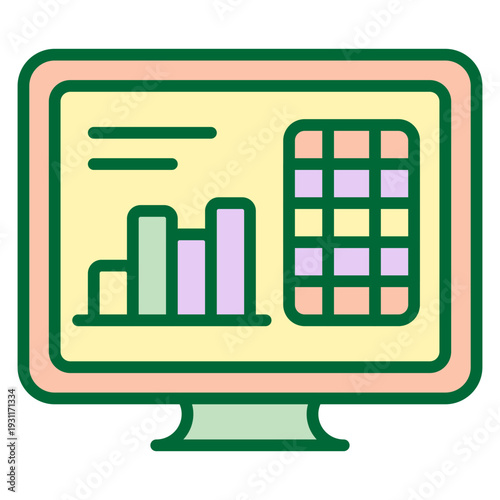 Computer analysis illustration