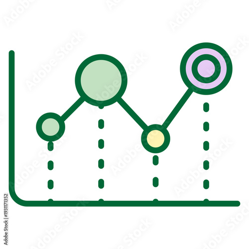 Graph line illustration