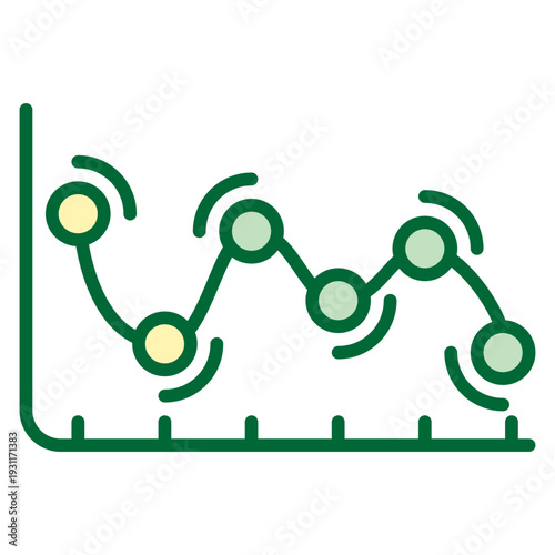Line graph illustration