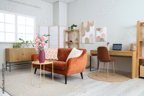 Interior of living room wit...