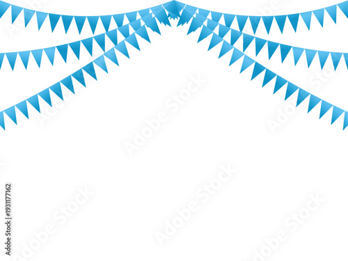 ガーランド三角、曲線、m5水色F1