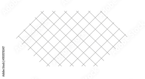 Geometric Diamond Grid Pattern on White Background