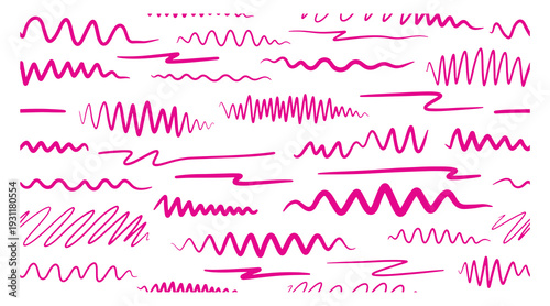 Modern hand-drawn linear background created for uninterrupted seamless tiling.