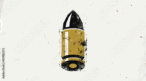 Grunge bullet illustration