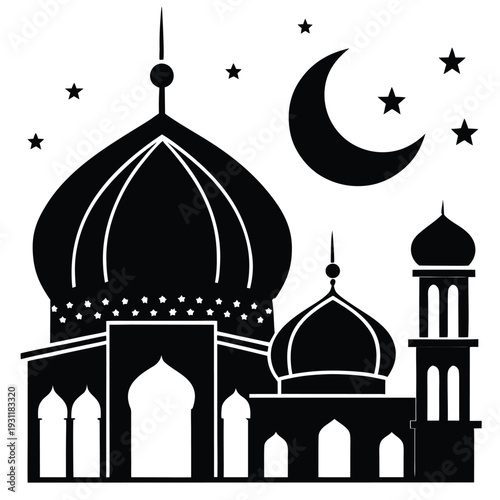 taj mahal vector illustration