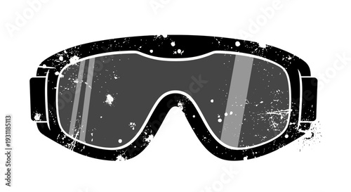 Grunge Ski Goggles