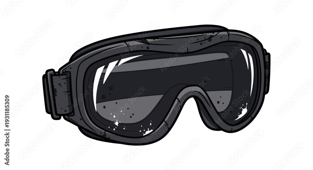 Fototapeta premium Protective Goggles Illustration