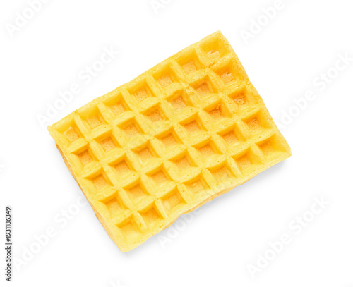Delicious Belgian waffle on...