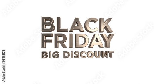 Black Friday big discount sale banner for shopping promotions