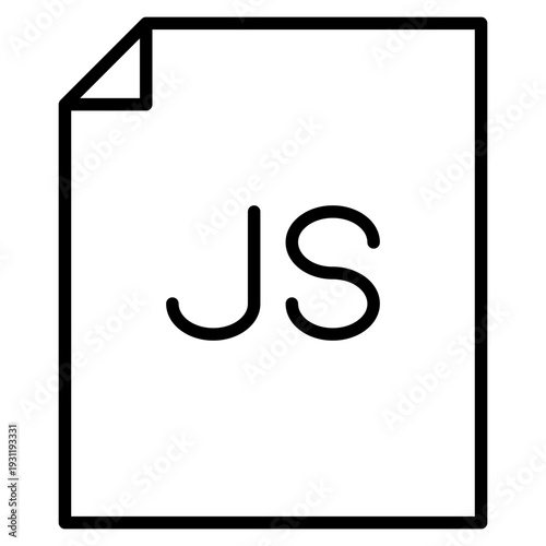 JavaScript File Document Icon