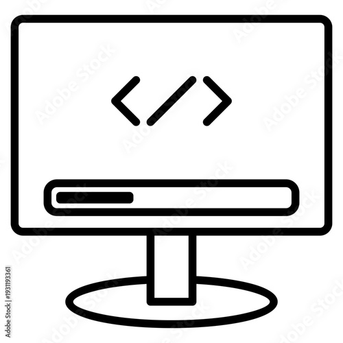 Frontend Web Development Icon