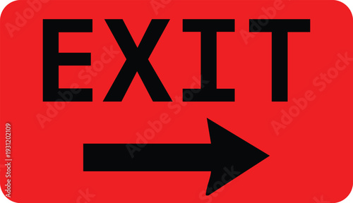 emergency exit sign