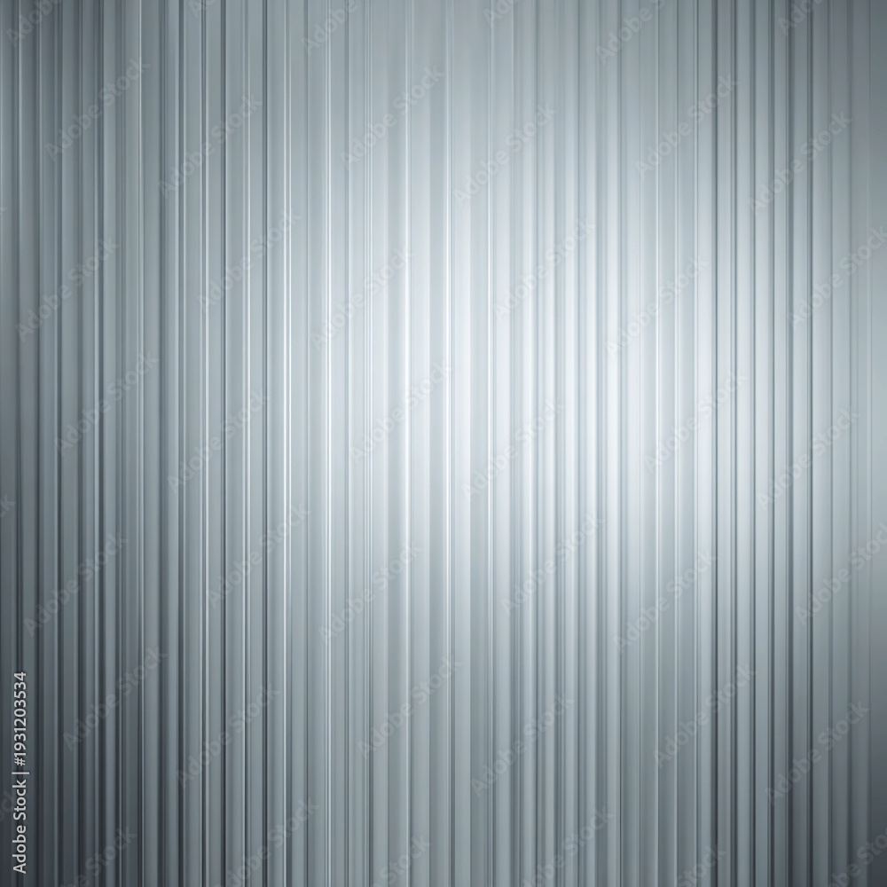 Fototapeta premium Soft Gradient Reeded Glass Texture in Cool Gray Tone