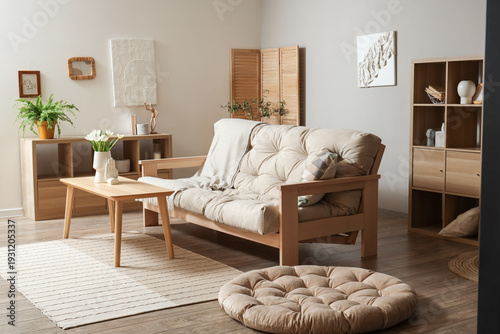 Interior of modern living r...