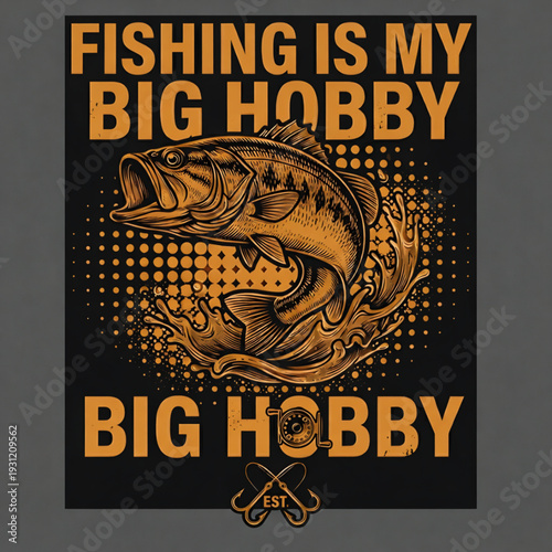 Fishing T Shirt Design