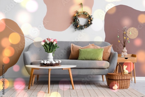 Interior of living room dec...
