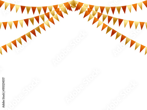 ガーランド三角、曲線、m金9オレンジF1