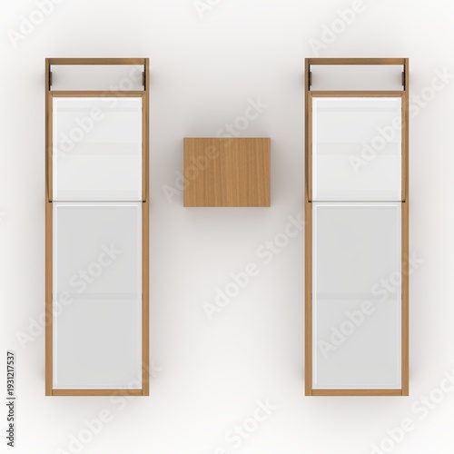 3d render Sun Lounger design element Furniture