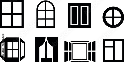 Collection of various window styles and designs