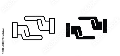 Forgiveness icon. black and white line icons pack.