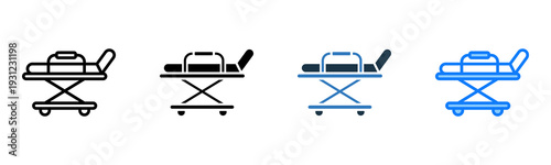 Stretcher icon multiple style 