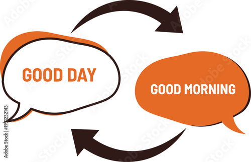 Greetings, cycle graphic