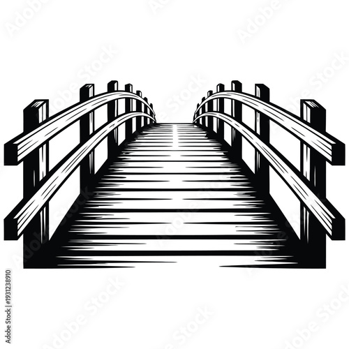 bridge vector illustration