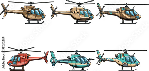 Vector illustration of a set of musical instruments isolated on a white background