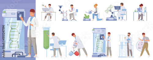 Diverse Professionals Using Digital Tools