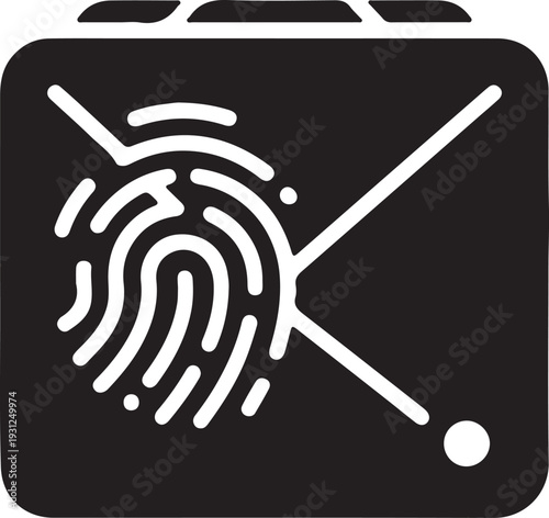 Smart wearable technology icon set, health monitoring devices, fitness tracker, smartwatch, biometric sensor symbols, black silhouette vector illustration