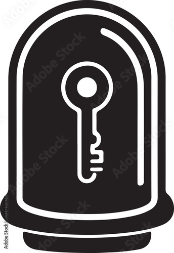 Smart wearable technology icon set, health monitoring devices, fitness tracker, smartwatch, biometric sensor symbols, black silhouette vector illustration