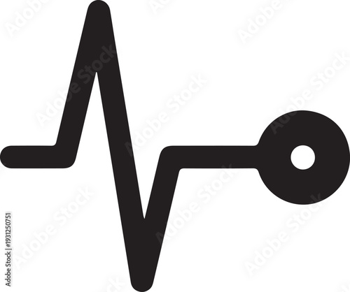 Smart wearable technology icon set, health monitoring devices, fitness tracker, smartwatch, biometric sensor symbols, black silhouette vector illustration