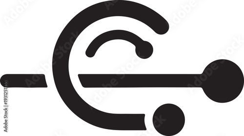 Smart wearable technology icon set, health monitoring devices, fitness tracker, smartwatch, biometric sensor symbols, black silhouette vector illustration