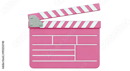 Pink Movie Clapperboard