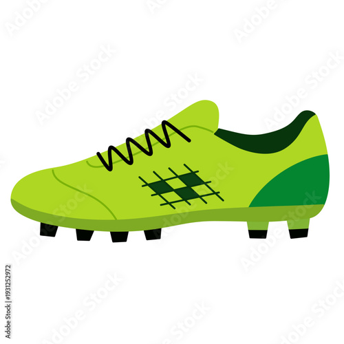 Soccer Cleats in Flat Style for Football Equipment