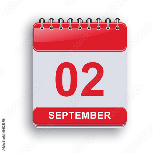 September 02 Daily Calendar Template Minimal Professional Layout