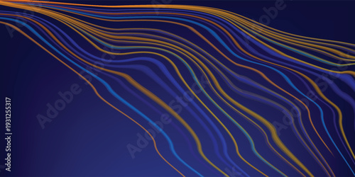 Digital Transformation Concept with Futuristic Data Flow and Smart Technology Visualization. Abstract Big Data, Artificial Intelligence  Automation Design.