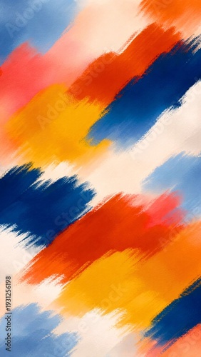 Colorful Brush Stroke Abstract Pattern
