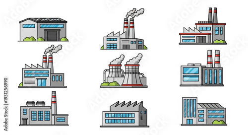 Industrial Factory Buildings and Structures.