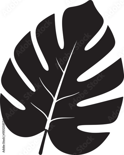 Modern abstract leaf wall panel design featuring elegant botanical shapes in a clean minimalist style.