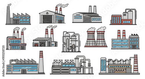 Industrial Factory Buildings and Structures.