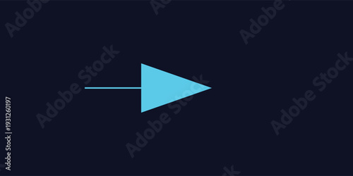Minimalist vector icon representing a file folder with a simple design