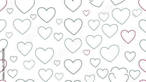 Family of elephants including adults and calves walking across an African savanna landscape with acacia trees and clouds.