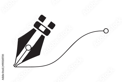 Digital Drawing with Pen Tool Icon