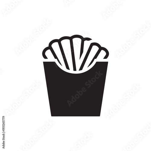 Bag of Rippled Potato Chips Isolated on White Background