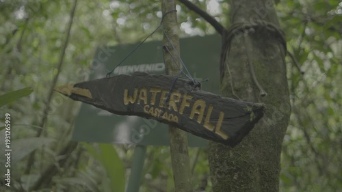 Waterfalls and Street Views in El Valle de Anton Panama Tropical Nature and Local Town Life