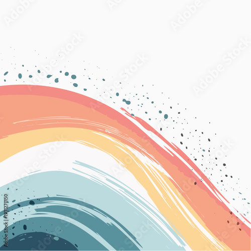 Creative minimalist hand painted abstract art grunge background with brush stroke abstract art. Design for wall decoration