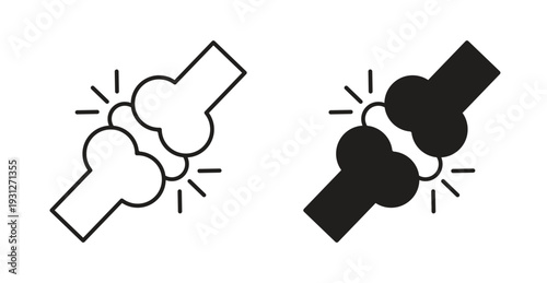 Herniated disc icon. web vector design