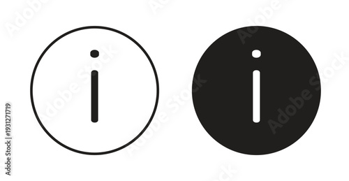 Information icon. web vector design