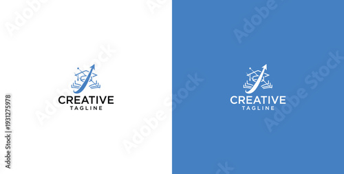 online education business logo template